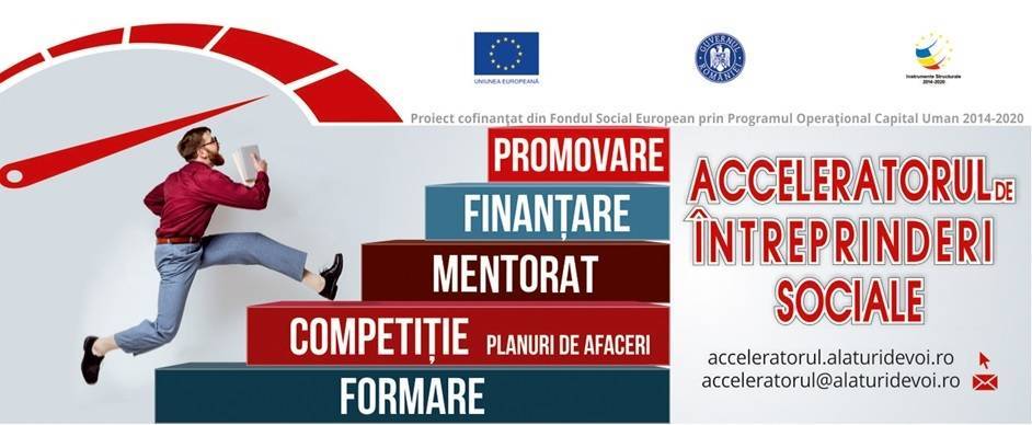S-a lansat competiția planurilor de afaceri în cadrul proiectului Acceleratorul de Întreprinderi Sociale!