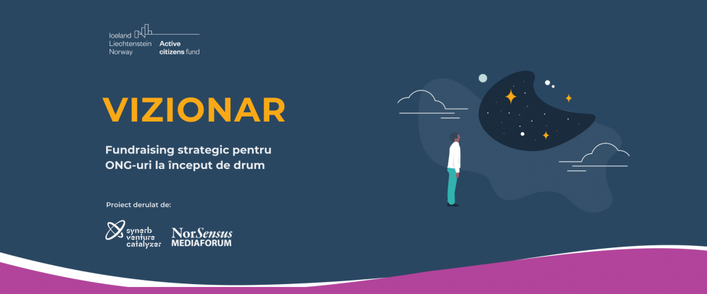 Vizionar - Program dedicat ONG-urilor la început de drum pentru dezvoltarea capacității de fundraising. Înscrierile sunt deschise!